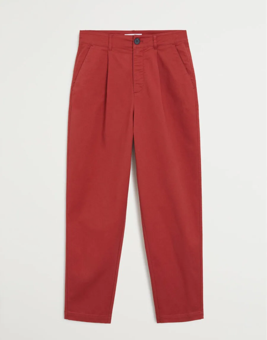 Relaxed fit cropped trousers - Image 2